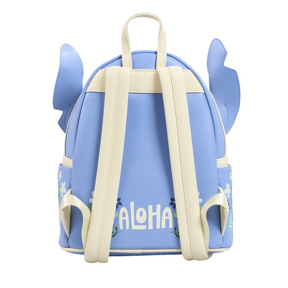 NWT Loungefly Disney Stitch floral embroidered backpack - Picture 2 of 6